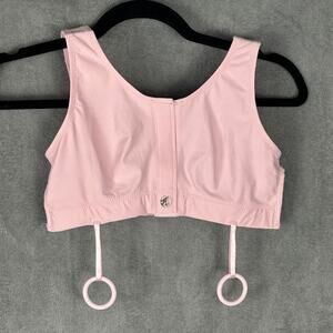 Masthead Elizabeth Pink Surgical Bra Womens Small Stretch Comfort Drain Loops